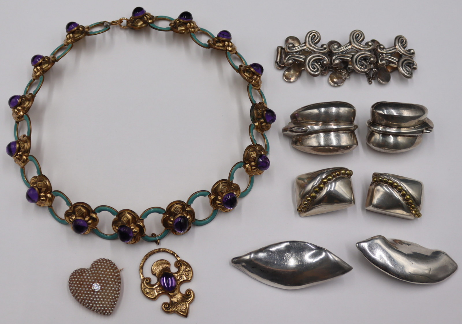 JEWELRY. 14KT GOLD, DIAMOND AND