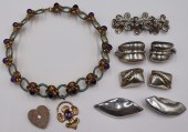 JEWELRY. 14KT GOLD, DIAMOND AN