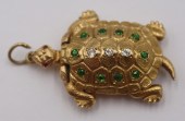 JEWELRY. 14KT GOLD, DIAMOND AN