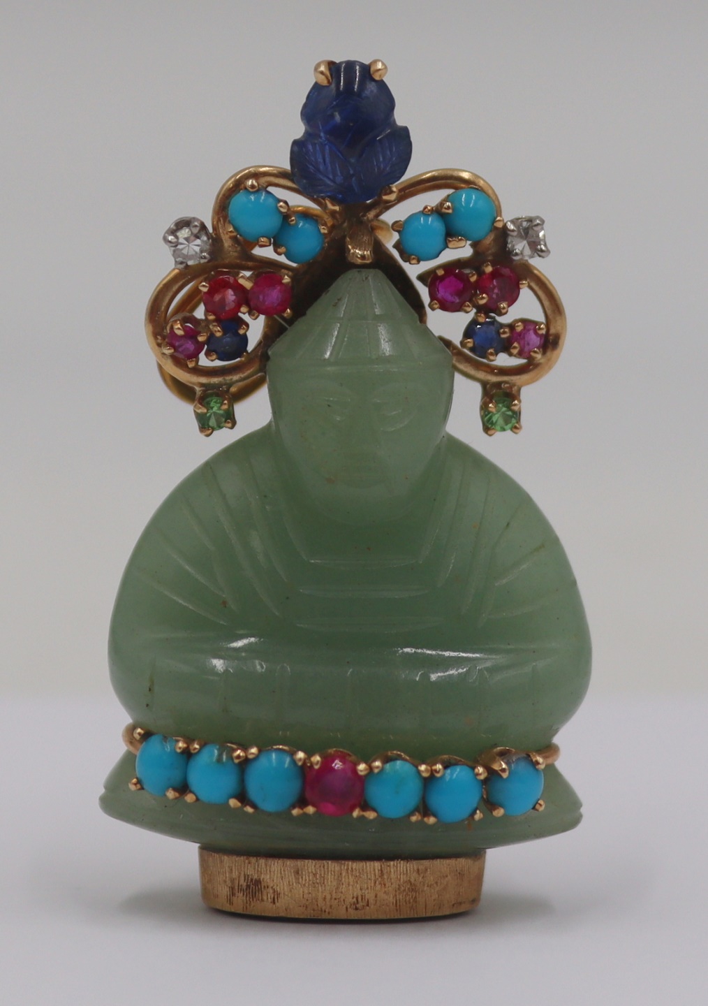 JEWELRY. 14KT GOLD, JADE, COLORED