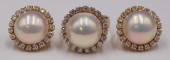 JEWELRY. 14KT GOLD, MABE PEARL