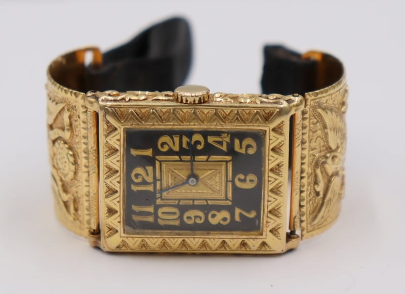 JEWELRY. 14KT GOLD MECHANICAL