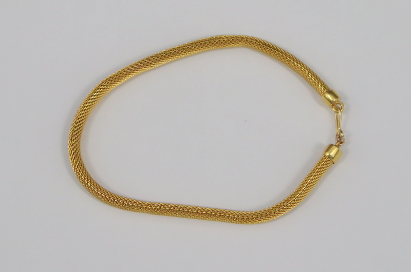 JEWELRY. 14KT GOLD MESH BRACELET.