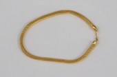JEWELRY. 14KT GOLD MESH BRACEL