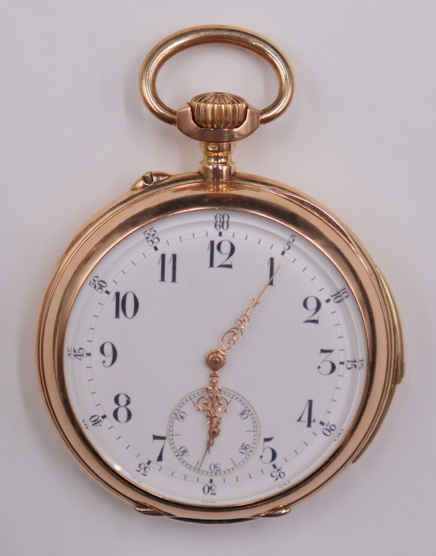 JEWELRY. 14KT GOLD MINUTE
