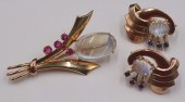 JEWELRY. 14KT GOLD MOONSTONE A