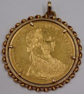 JEWELRY. 14KT GOLD MOUNTED 191