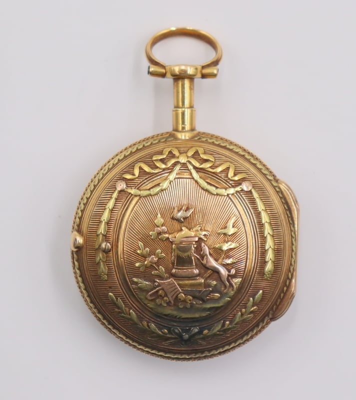 JEWELRY. 14KT GOLD OPEN FACE