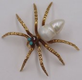 JEWELRY. 14KT GOLD, PEARL AND