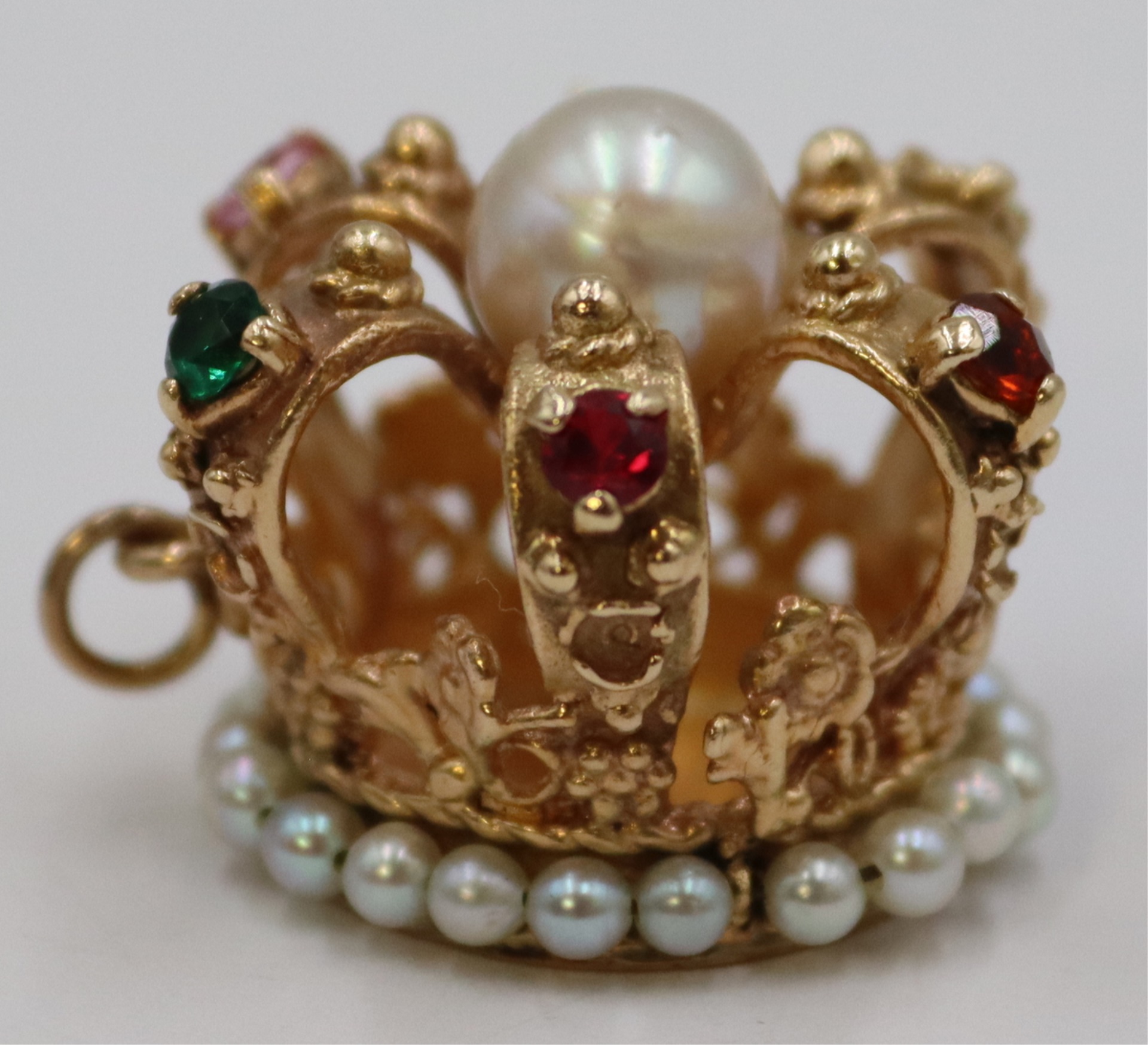 JEWELRY. 14KT GOLD, PEARL AND