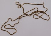 JEWELRY. 14KT GOLD ROPE TWIST