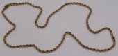 JEWELRY. 14KT GOLD ROPE TWIST