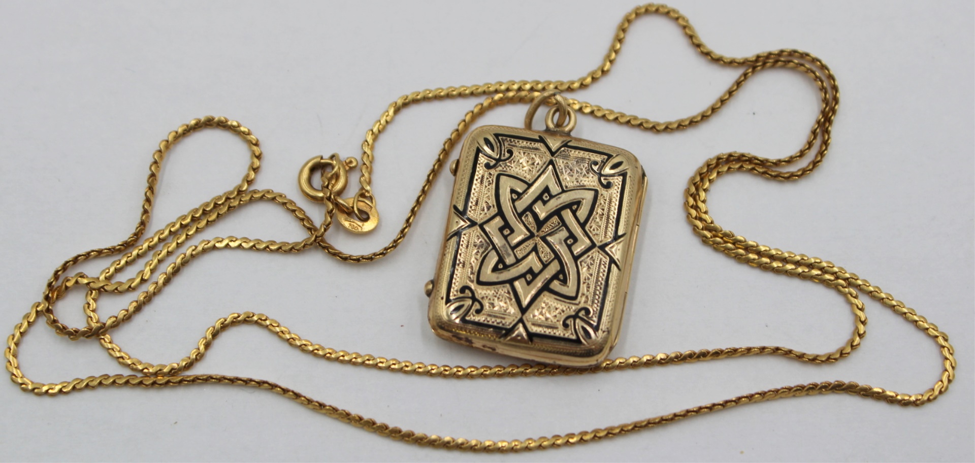 JEWELRY. 14KT GOLD TAILLE D’EPARGNE