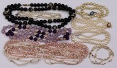 JEWELRY. 14KT MOUNTED PEARL AN