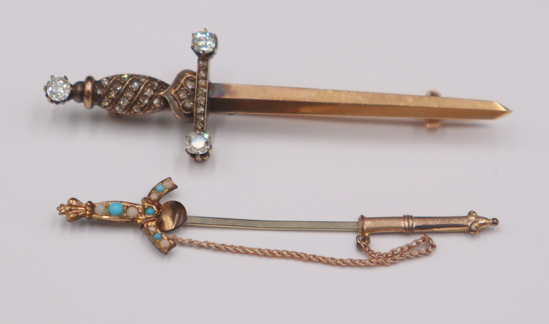 JEWELRY. 14KT YELLOW GOLD AND