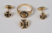 JEWELRY. 14KT YELLOW GOLD FRAT