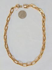 JEWELRY. 14KT YELLOW GOLD LINK