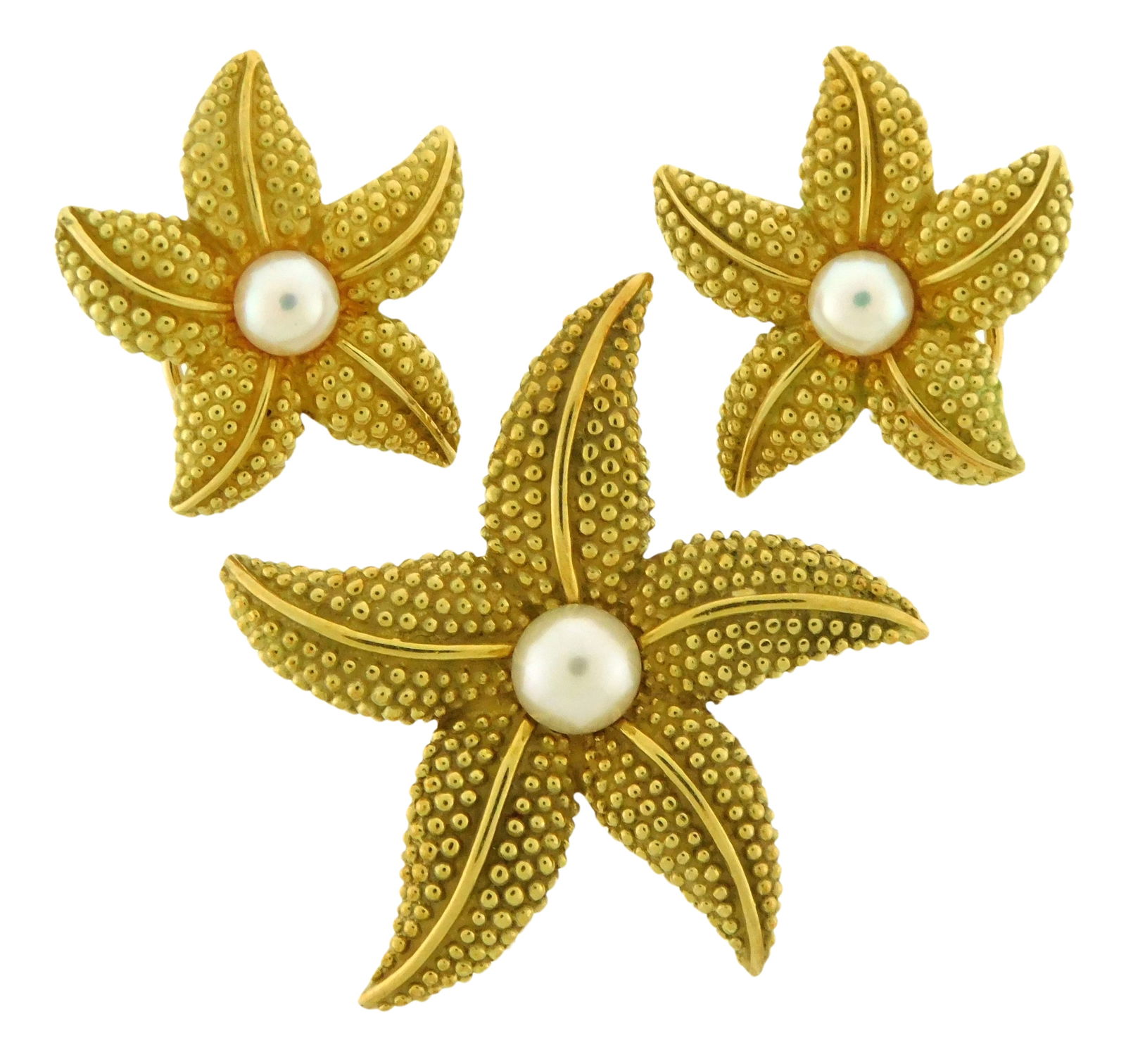 + JEWELRY: 18K AND CULTURED PEARL