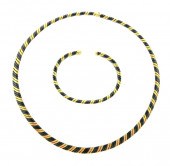 JEWELRY: 18K BLACK AND YELLOW