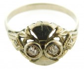 JEWELRY: 18K EDWARDIAN DIAMOND