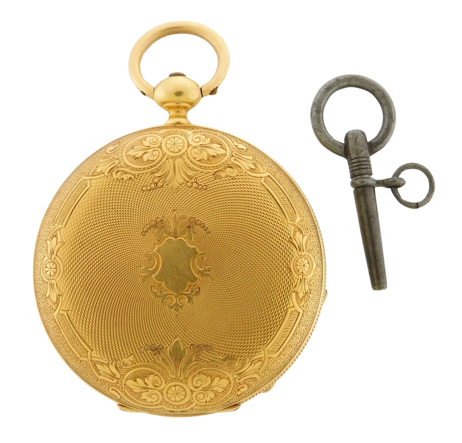 JEWELRY: 18K HUNTING CASE POCKET