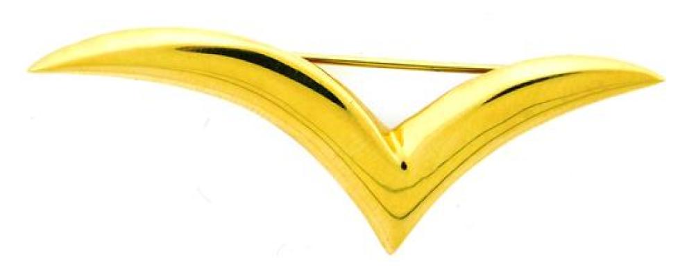 JEWELRY: 18K TIFFANY & CO SEAGULL