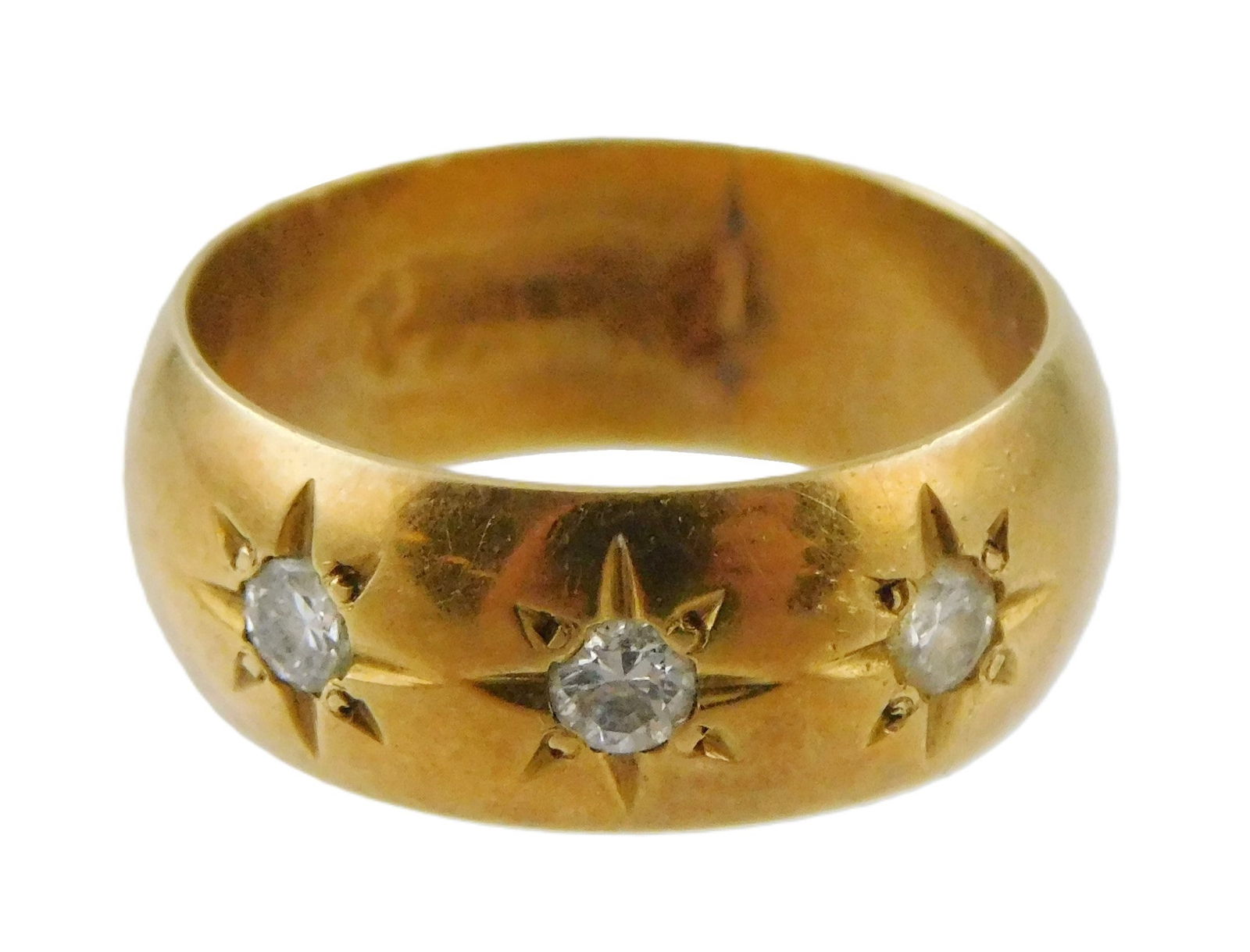JEWELRY: 18K VICTORIAN DIAMOND