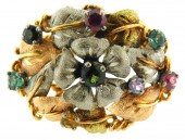JEWELRY: 18K WHITE AND YELLOW
