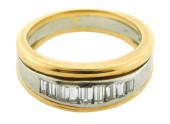 JEWELRY: 18K YELLOW GOLD AND P