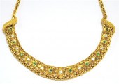JEWELRY: 18K yellow gold desig