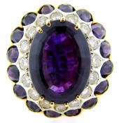 JEWELRY: 18K YELLOW GOLD DOME