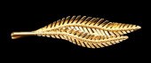 JEWELRY: 18K YELLOW GOLD DOUBL