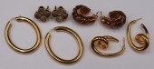 JEWELRY. 18KT, 14KT AND GILT S