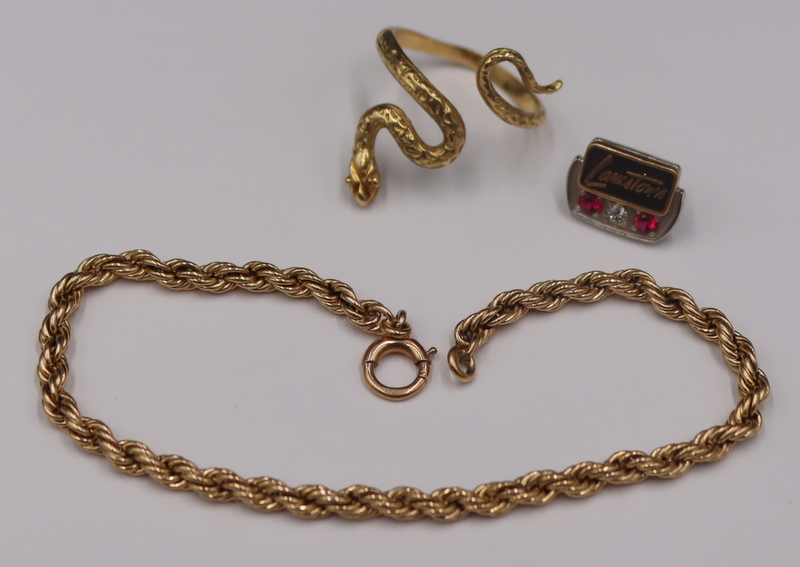 JEWELRY. 18KT AND 14KT GOLD JEWELRY
