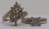 JEWELRY. 18KT AND 14KT GOLD DI