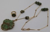 JEWELRY. 18KT GOLD AND 14KT GO