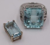 JEWELRY. 18KT GOLD AND COLORED