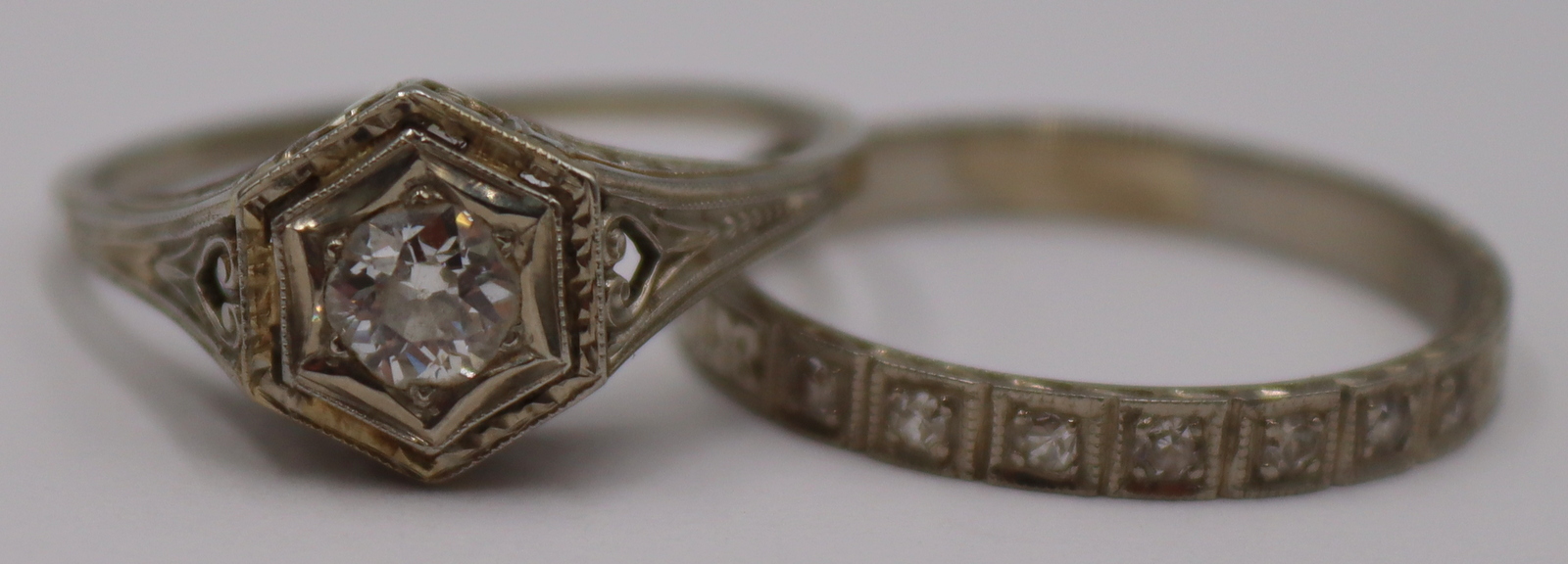 JEWELRY. 18KT GOLD AND DIAMOND