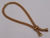 JEWELRY. 18KT GOLD AND GEM LAV