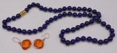 JEWELRY. 18KT GOLD AND LAPIS L