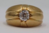 JEWELRY. 18KT GOLD AND OMC DIA