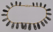 JEWELRY. 18KT GOLD AND RUTILAT