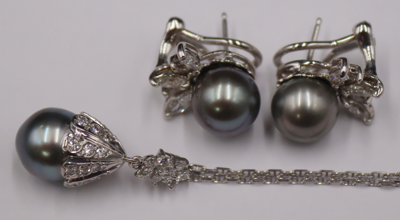 JEWELRY. 18KT GOLD, PEARL AND