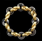 JEWELRY: 18KY QUARTZ CRYSTAL B