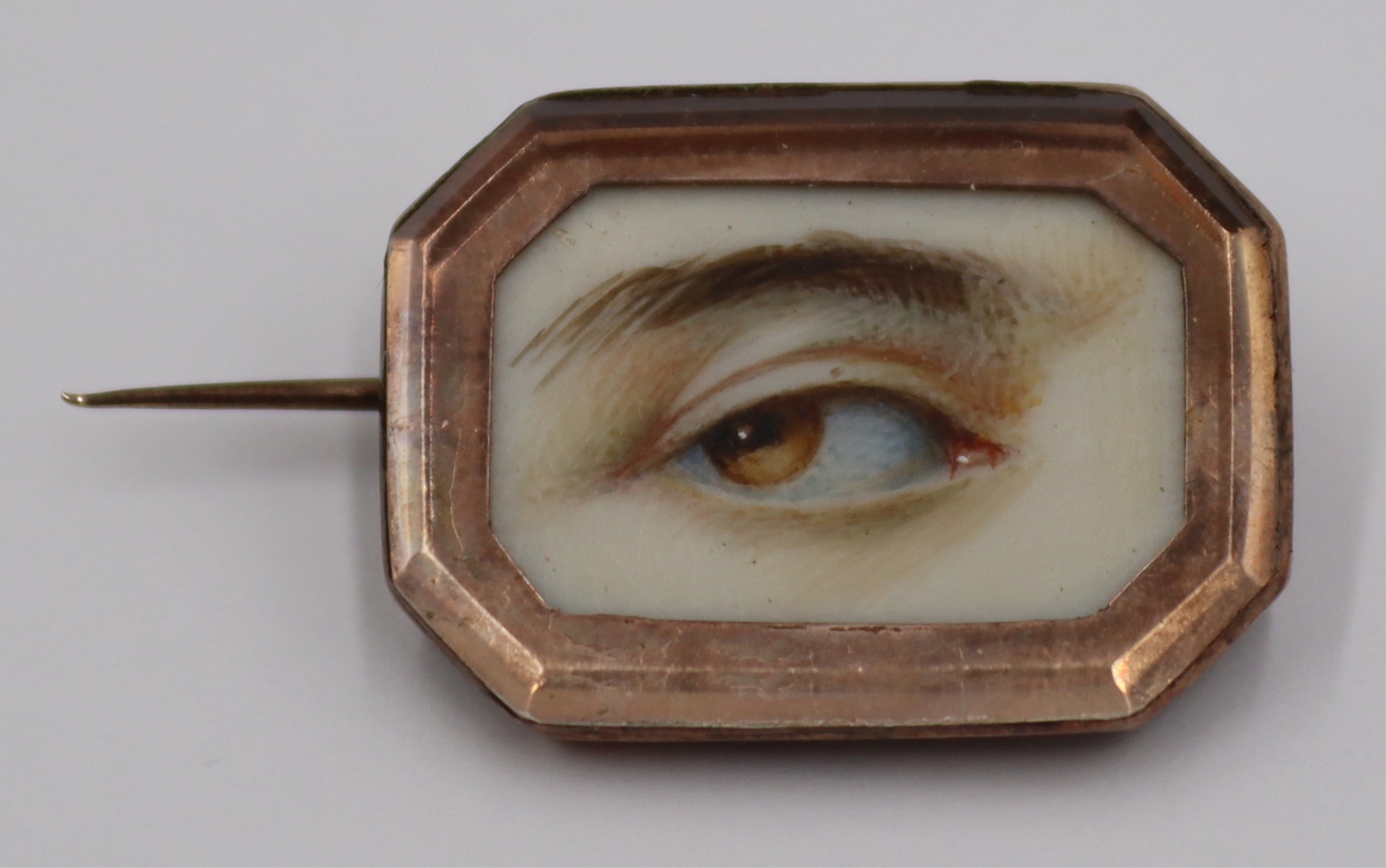 JEWELRY. 19TH CENTURY LOVER'S EYE