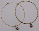 JEWELRY. (2) 14KT GOLD OMEGA C