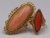 JEWELRY. (2) 18KT AND 22KT GOL