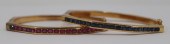 JEWELRY. (2) CARTIER 18KT GOLD