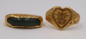 JEWELRY. (2) CHINESE HIGH KARA