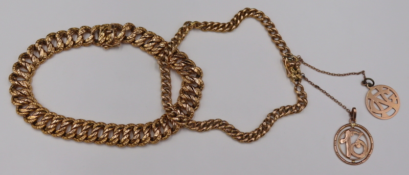 JEWELRY. (2) CONTINENTAL 18KT